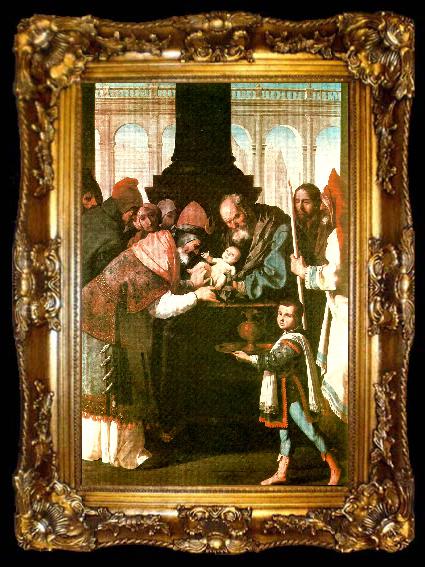 framed  Francisco de Zurbaran circumcision, ta009-2